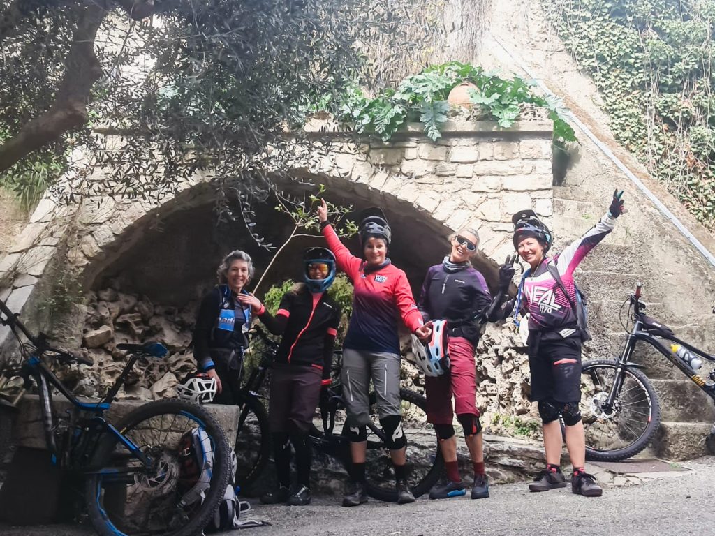 sortie vélo ambassadrices FFC Marry Ferrari