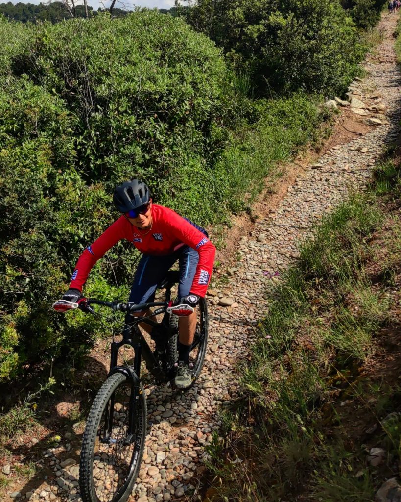sortie vélo ambassadrices FFC Marry Ferrari