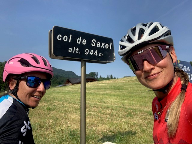Ambassadrice ffc sortie vélo Aurélie