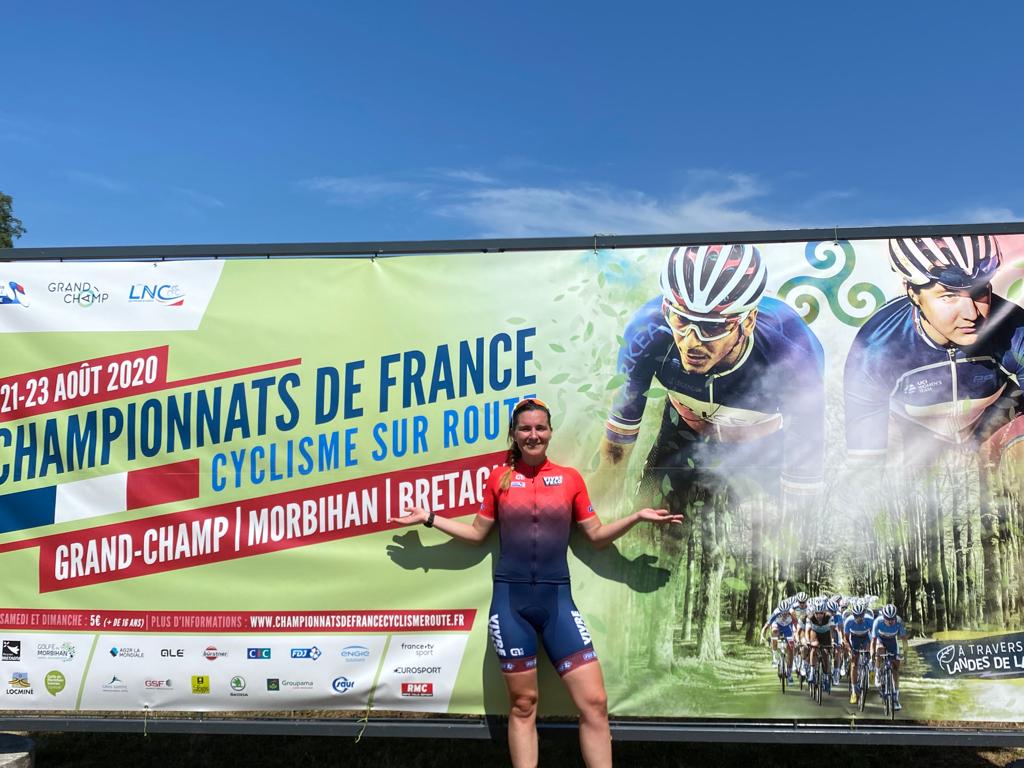 Jennifer ambassadrice ffc bretagne sortie vélo