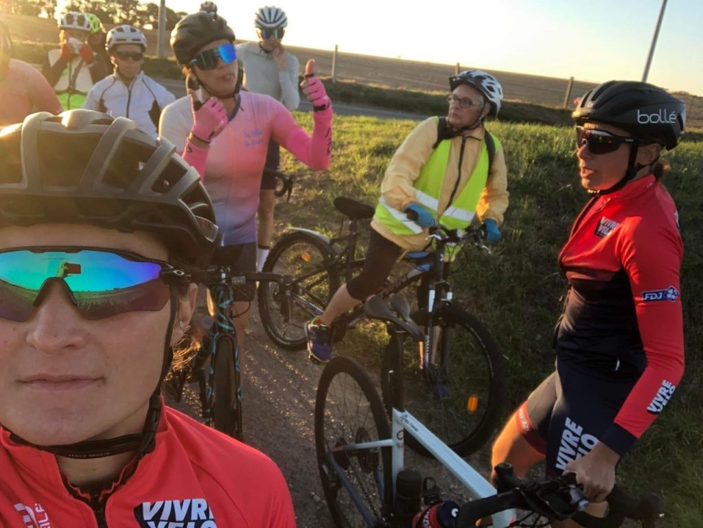 Ambassadrices FFC Anais Gravelais sortie vélo normandie