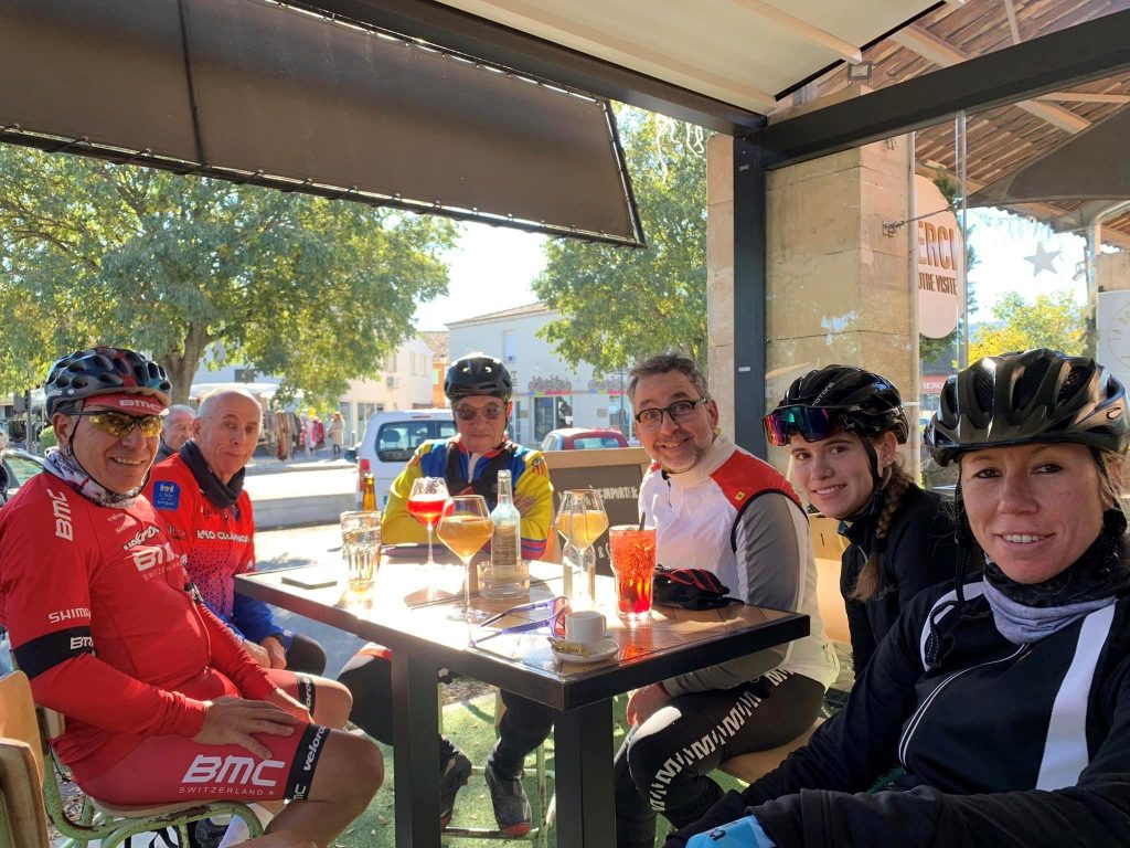 Sortie vélo ambassadrices FFC Alizée Collas