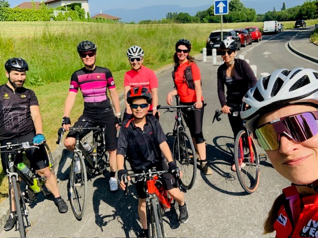 Ambassadrice ffc sortie vélo Aurélie
