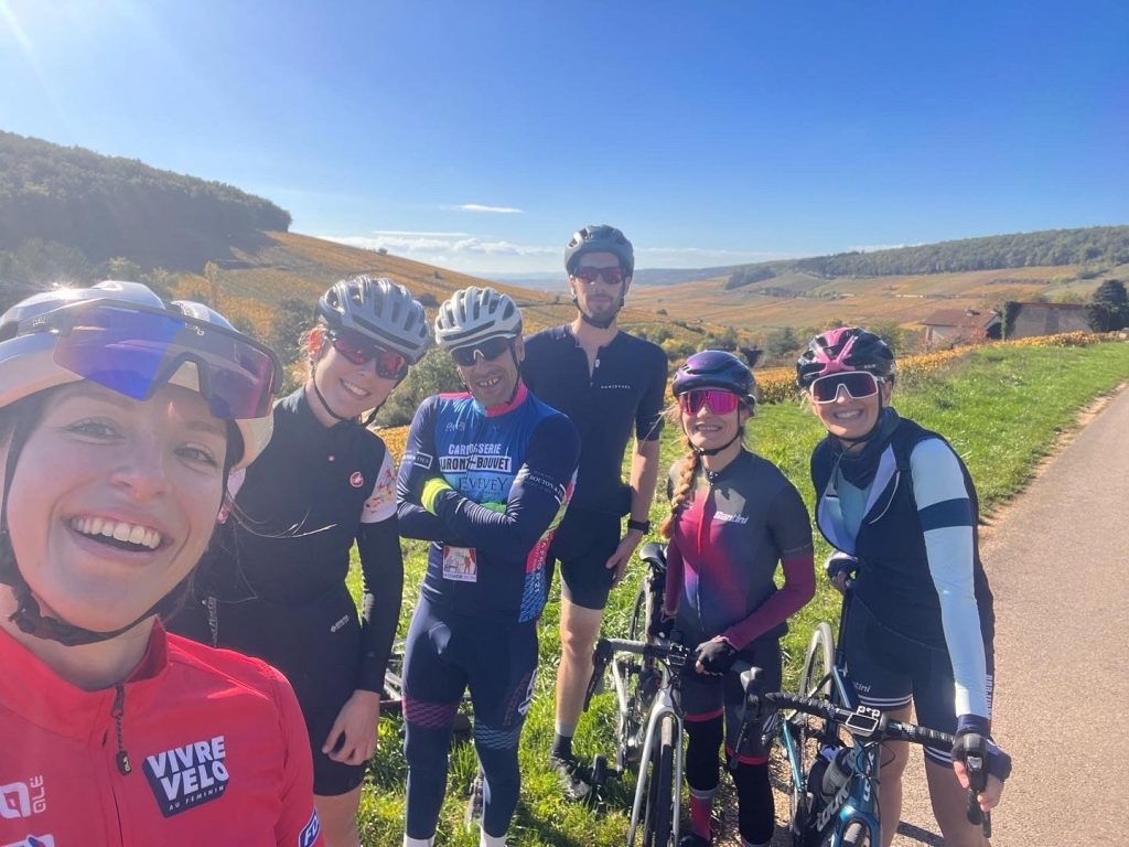 Sortie vélo Ambassadrice FFC Clémence Tatreaux